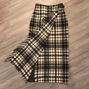 NWT Vintage Eddie Bauer Plaid Wool Gingham Skirt 2